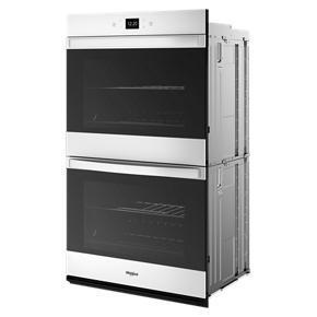 10.0 Total Cubic Feet Double Wall Oven With Air Fry When Connected - White