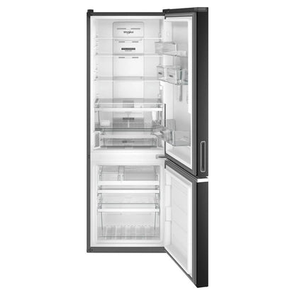 24" Wide Garage-Ready Bottom-Freezer Refrigerator, 12.9 Cubic Feet - Black