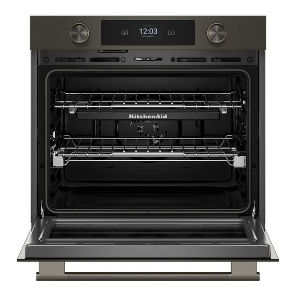 30" Smart Electric Single Wall Oven With Assisted Cooking Modes - Black Ore