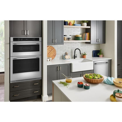 30" Electric Combo Wall Oven With No Preheat Air Fry Mode - Printshield Finish
