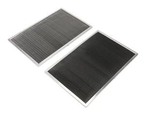 Range Hood Charcoal Filters (Two Charcoal Filters, 16" Length x 6" Width x 2" Height)