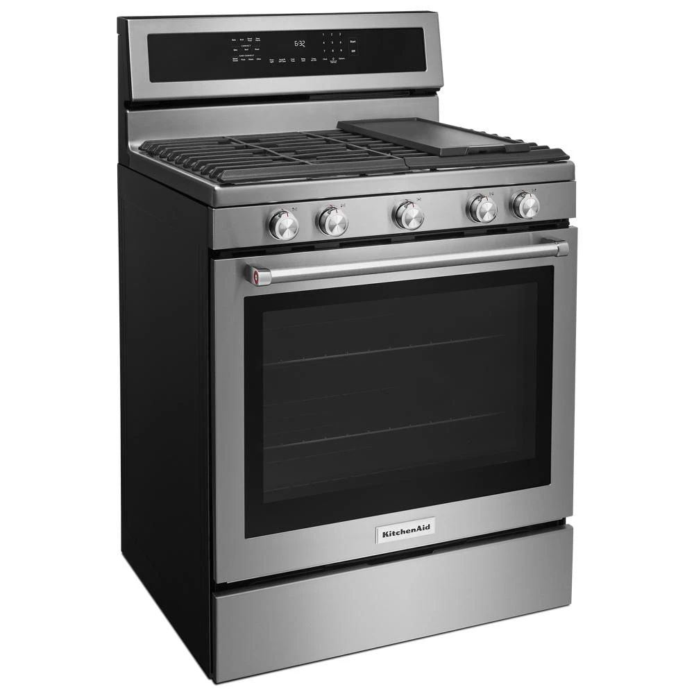 30" 5-Burner Gas Convection Range