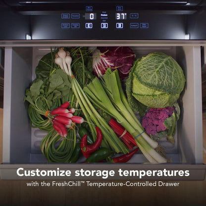 30 Cu. Ft. 48" Built-In Panel-Ready Side-By-Side Refrigerator With Platinum Interior