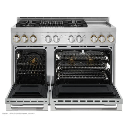 Rise 48" Gas Professional-Style Range With Chrome-Infused Griddle And Grill