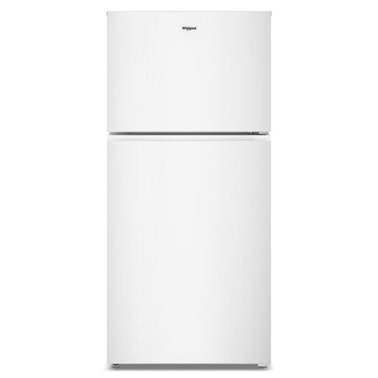 Whirlpool 30" Wide Top Freezer Refrigerator With Total Coverage Cooling, 19 Cu. Ft., Adjustable Door Bins - White