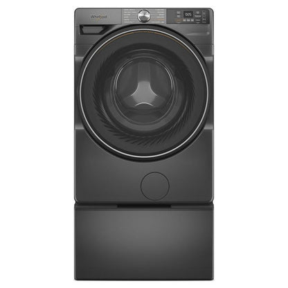 15.5" x 27" Pedestal For Front Load Washer And Dryer With Storage - Volcano Black