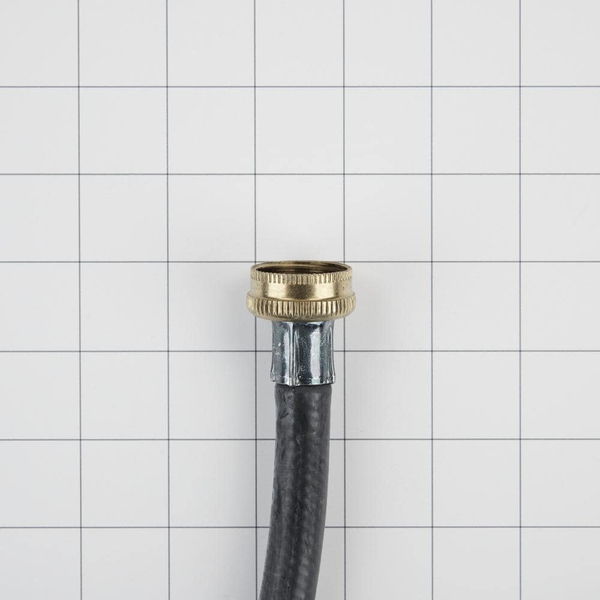 6' Black Braided Washer Fill Hoses, 2 Pack