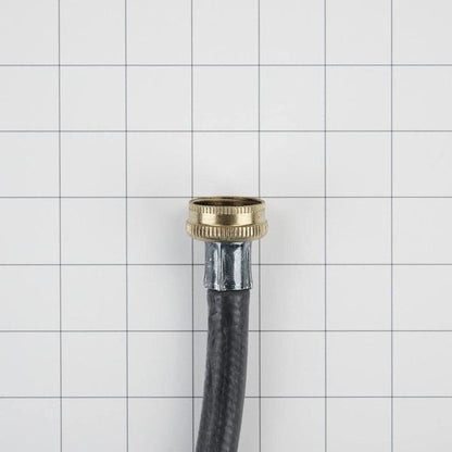 6' Black Braided Washer Fill Hoses, 2 Pack