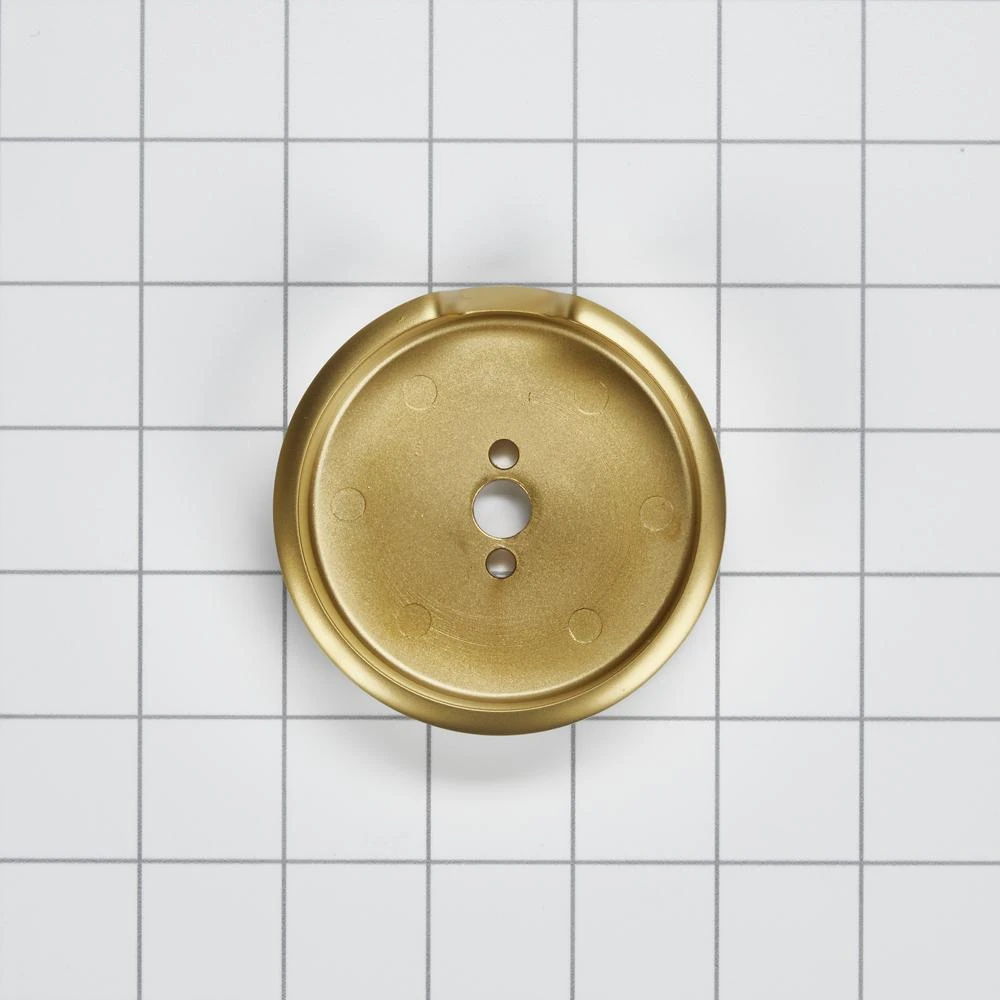 Jennair 3" D Single Bezel For Rise-Style Commercial Range And Rangetop Burner Griddle Knobs - Brass