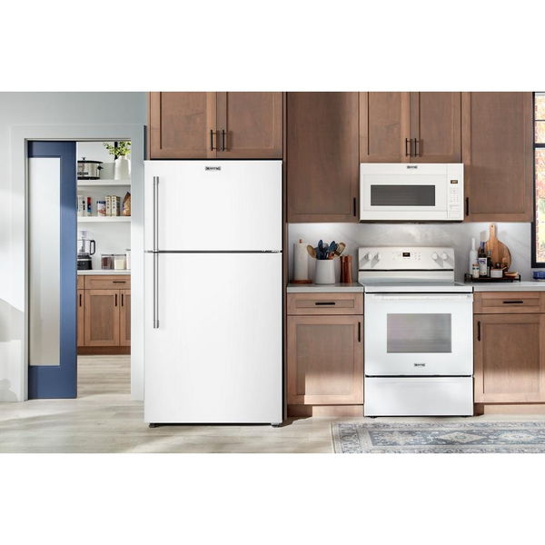 30" Wide Top-Freezer Refrigerator With Garage Mode, 19 Cu. Ft. - White