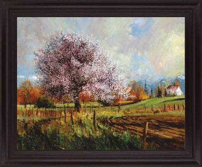 Blossom Meadow - 28" x 34" Framed Wall Art