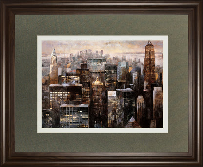 Manhattan By Night By Bofarull - Dark Brown