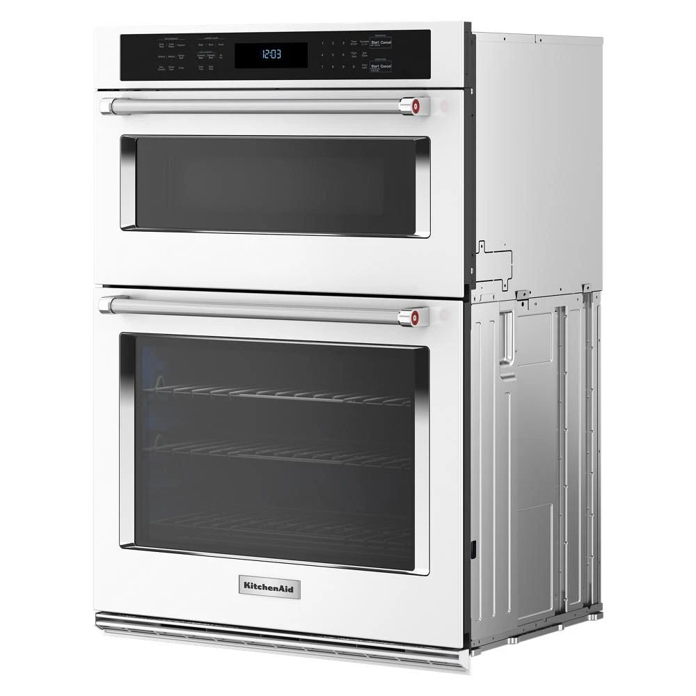 30" Combination Microwave Wall Oven With Air Fry Mode - White