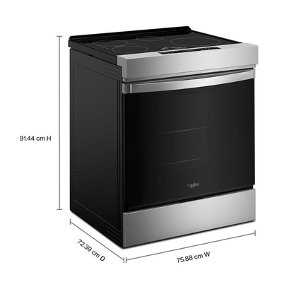 30" Induction Slide In Range With No Preheat Air Fry - Afp Stainless Finish