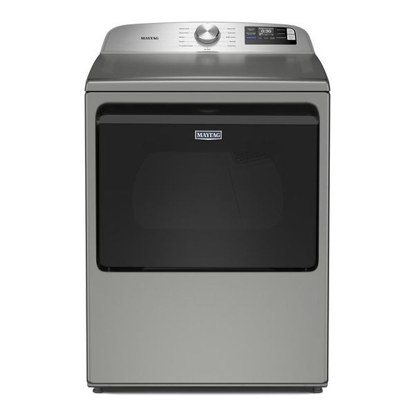 7.4 Cu. Ft. Top Load Electric Dryer With Extra Power And Advanced Moisture Sensing - Classic SIlver