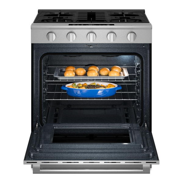 30" Wide Slide-In Gas Range With Grill Mode And No Preheat Air Fry - 5.0 Cu. Ft.