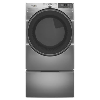 7.4 Cu. Ft. Smart Front Load Energy Star Electric Dryer With Wrinkle Shield Option - Radiant Silver