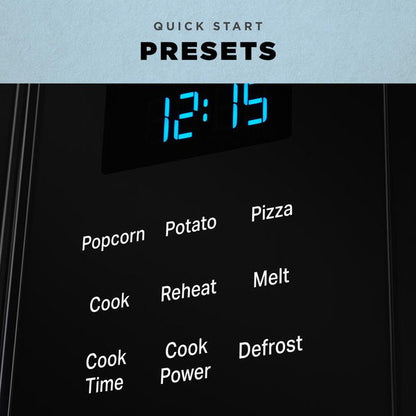 1.7 Cu. Ft. Over-The-Range Microwave With Quick Start Presets - Stainless Steel