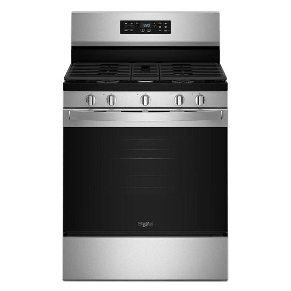 30" Gas Range With Air Cooking Technology And Steam Clean - Stainless Steel