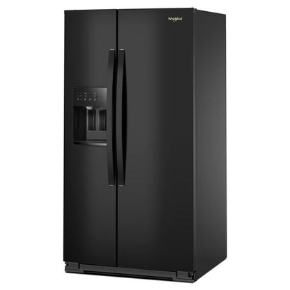 36" Standard Depth Side-By-Side Refrigerator With Trucool System - Black