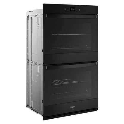 8.6 Total Cubic Feet Double Wall Oven With Air Fry When Connected - Black