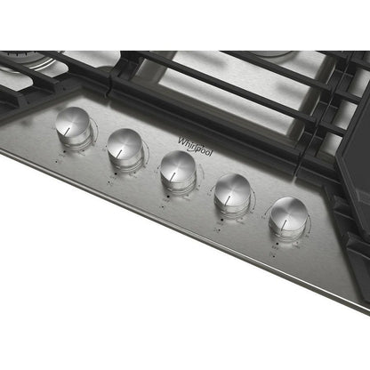 30" Gas Cooktop With 2-In-1 Hinged Grate To Griddle - Stainless Steel