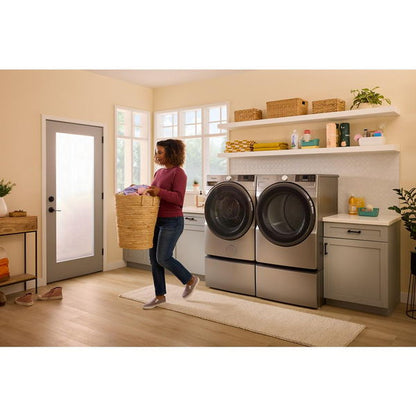 4.5 Cu. Ft. Smart Front Load Energy Star Washer With Freshflow Vent System - Radiant Silver