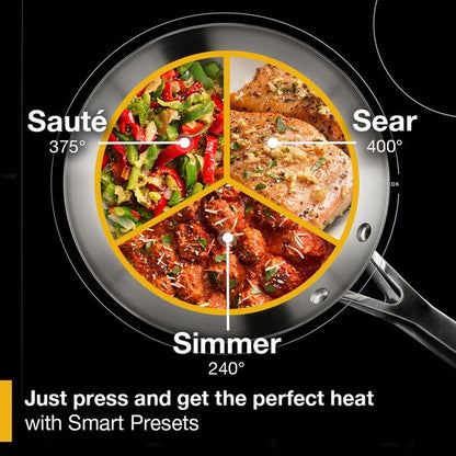 30" Intelligent Induction Cooktop With Temp Cook Technology And Wipeclean Coating