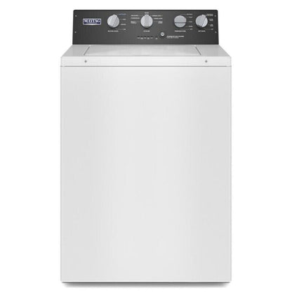 Commercial-Grade Residential Agitator Washer, 3.5 Cubic Feet, Spin Fill - White