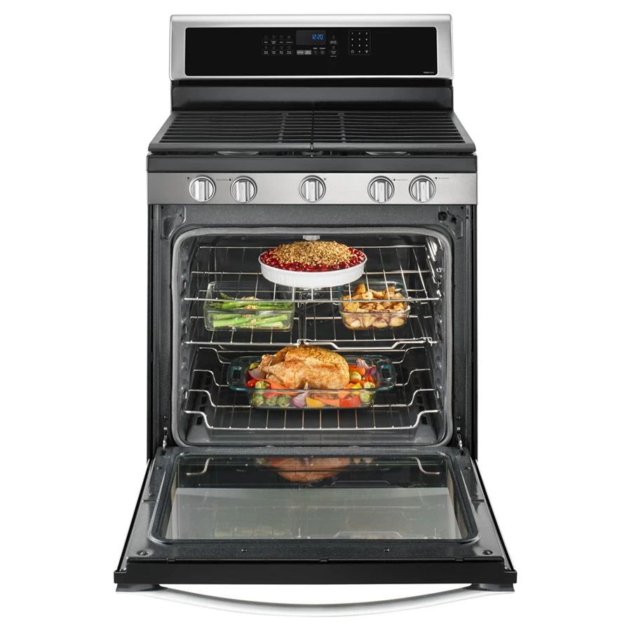 5.8 Cubic Feet Freestanding Gas Range With Fingerprint-Resistant Stainless Steel