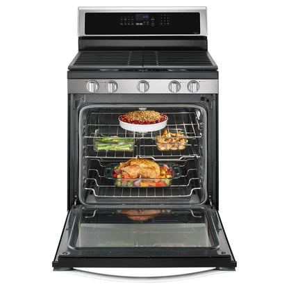 5.8 Cubic Feet Freestanding Gas Range With Fingerprint-Resistant Stainless Steel
