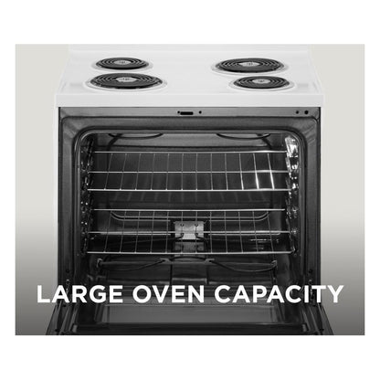 Amana Electric Range With Bake Assist Temps - White