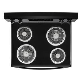 30" Electric Range With Self-Clean Option - Black
