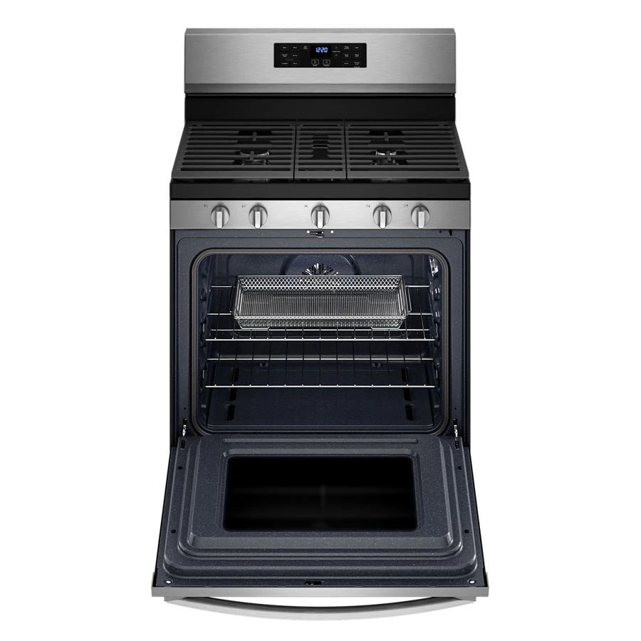 5.0 Cubic Feet Whirlpool Gas 5-in-1 Air Fry Oven - Fingerprint Resistant Stainless Steel