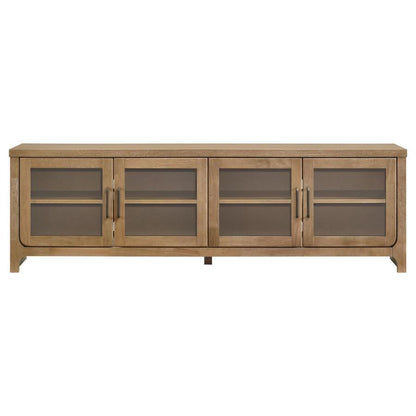 Brenham - 79" 4-Door TV Stand Media Console - Washed Oak