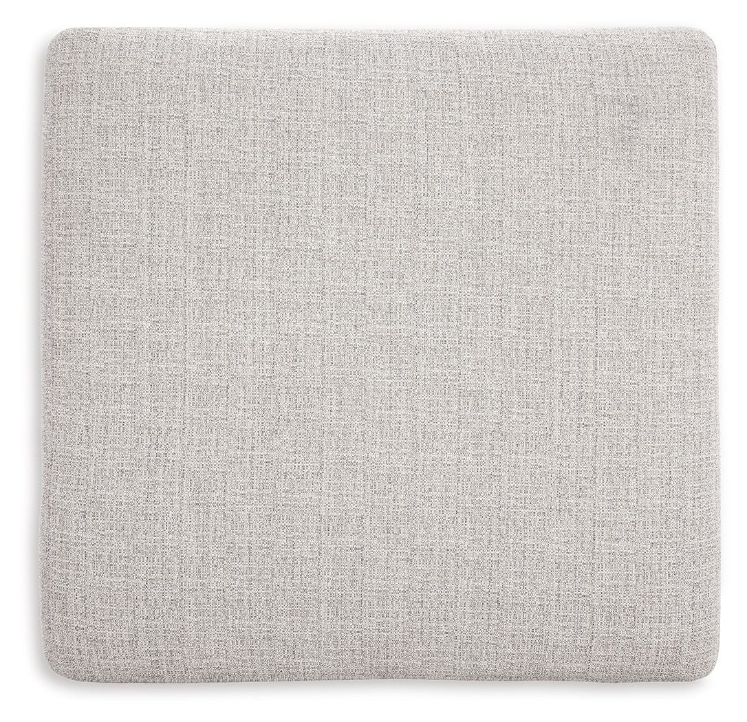 Koralynn - Oversized Accent Ottoman - Stone