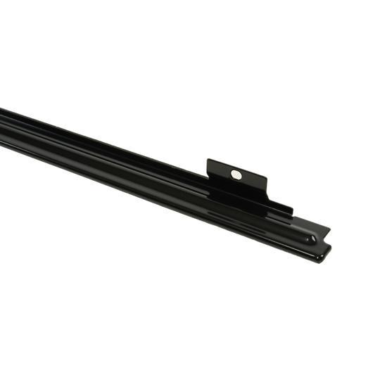 27" Bottom Vent Heat Deflector - Black