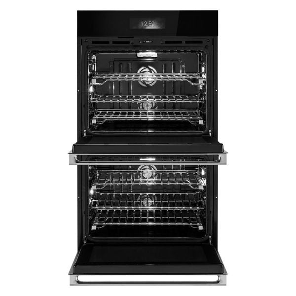 Noir 30" Double Wall Oven With V2 Vertical Dual-Fan True Convection With Advanced Temperature Precision