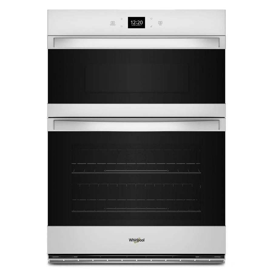 6.4 Total Cubic Feet Combo Wall Oven With Air Fry When Connected - White