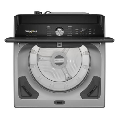 5.2 - 5.3 Cu. Ft. Smart Top Load Washer With The Removable Agitator - Radiant Silver