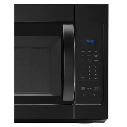 1.7 Cubic Feet Microwave Hood Combination With Electronic Touch Controls - Black