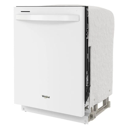 24” Stainless Steel Dishwasher With AI Intelligent Wash And Tall Top Rack - White