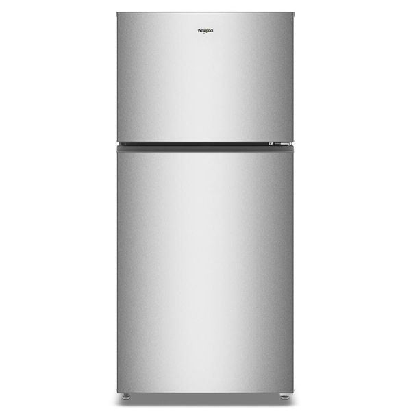 Whirlpool 30" Wide Top Freezer Refrigerator With Total Coverage Cooling - 19.3 Cu. Ft. - Fingerprint-Resistant Stainless Finish