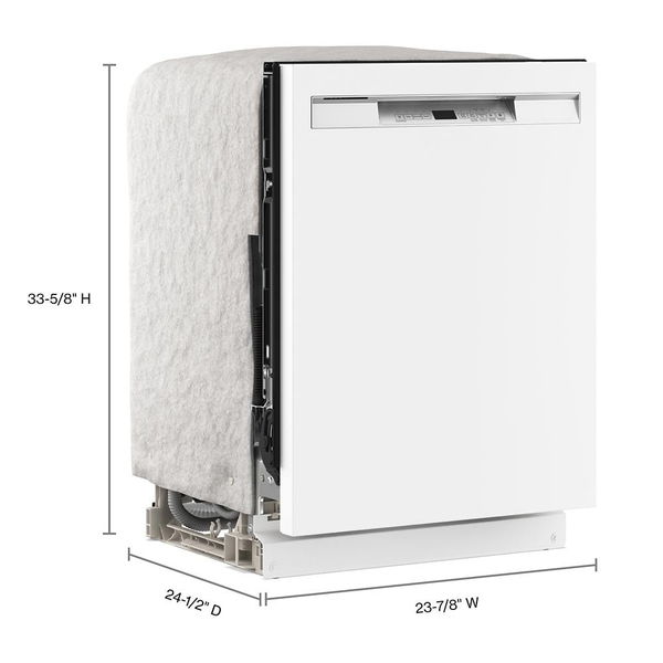 Front Control Dishwasher With Powerblast Cycle And Heated Dry - White