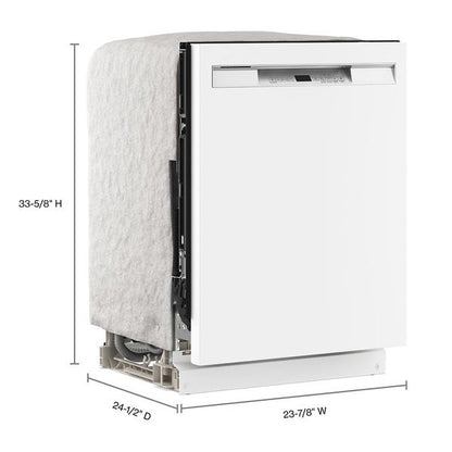Front Control Dishwasher With Powerblast Cycle And Heated Dry - White