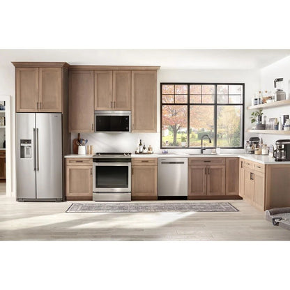 Over-The-Range Flush Built-In Microwave, 1.1 Cubic Feet - Fingerprint Resistant Stainless Steel