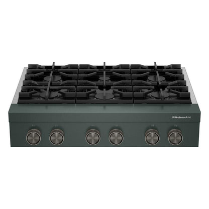 Kitchenaid 36" 6-Burner Gas Commercial-Style Rangetop - Juniper