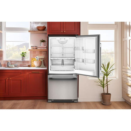 19 Cu. Ft. 30" Standard-Depth Bottom Mount Refrigerator With Right Door Swing