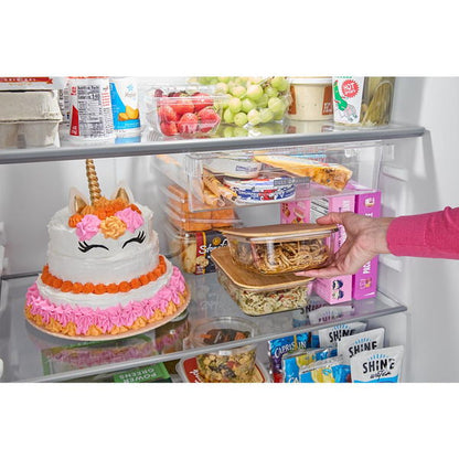 Whirlpool 30" Wide Top Freezer Refrigerator With Total Coverage Cooling, 19 Cu. Ft. - Biscuit