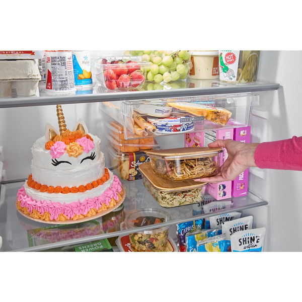 Whirlpool 30" Wide Top Freezer Refrigerator With Total Coverage Cooling, 19 Cu. Ft. - White